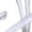 Bleached white, variant on Satins Ribbon Adjustable Corset Back Lace-up Evening Gown Back Ties for Wedding Dress