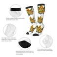thumbnail image 6 of Fotbe Thanksgiving Truck print Women's Men's Novelty Crew Socks Cotton Socks Knee High Socks for Walking,Running,Nurses,Pregnancy, 6 of 9
