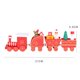 thumbnail image 5 of Worallymy pequeños adornos de tren de Navidad fiesta de Navidad de madera decoración de jardín de infantes tren de Navidad juguetes para niños regalo Worallymy JD735806928, 5 of 7