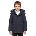 thumbnail image 4 of Wantdo Boy's Puffer Jacket Waterproof Winter Coat Quilted Winter Outerwear Jacket Gray 18-20, 4 of 8