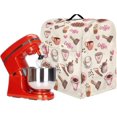 thumbnail image 3 of Stand Mixer Covers Protector Kitchen Aid Mixer Cover Dust Covers Coffee Print Mixer Cover Appliance Cover with Top Handle Front Pocket Universal Fit Tilt Head and Bowl Lift Models, 3 of 7