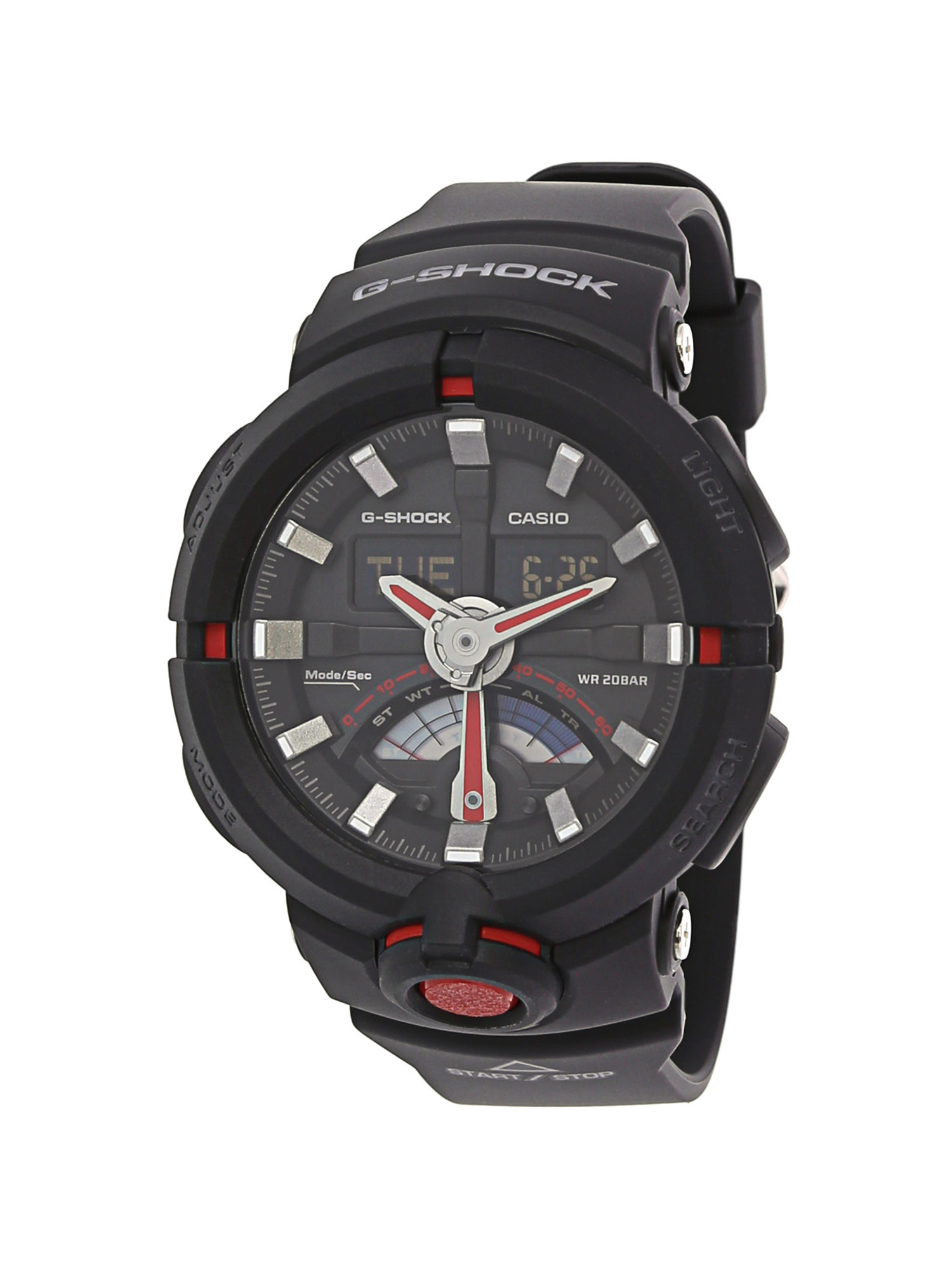 Casio Men's G Shock GA5001A4 Black Rubber Quartz Sport Watch