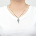 thumbnail image 4 of Butterfly Cremation Jewelry for Ashes - Cross Urn Necklace for Women Men Crystal Cross Religious Memorial Urn Locket for Loved One Ashes, 4 of 7