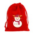thumbnail image 2 of Nkmbld Christmas Gift Bags Bulk Christmas Flannel Bag Christmas Apples Candy Packaging Bag Drawstring Gift Bag for Wrapping Xmas Party Favors, 2 of 7