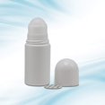 thumbnail image 2 of 4 Pcs Bouteilles Vides Rechargeables 50mL en Plastique Blanc Anti-Transpirant avec Rouleau à Billes, 2 of 6