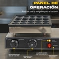 thumbnail image 3 of Maquina Mini Hotcakes Gutstark Doble Parrilla 50pz Teflon Antiadherente Uso Comercial Negocio, 3 of 9