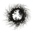 thumbnail image 4 of 24 in. Artificial Deadwood and Roses Wreath, Black, 4 of 4