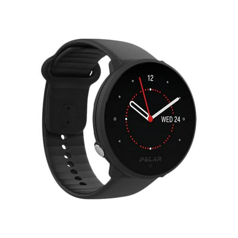 Polar Unite - Sport watch with band - silicone - black - band size: S/L -  Bluetooth - 1.13 oz