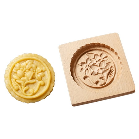 

JULYING Pastries Steamed Buns Printing Noodles Fruits Mooncakes Wooden Cutters Flat Mold