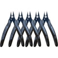 thumbnail image 1 of GFDYREE Flush Cut Pliers, 5 Pack, 5 Inch Small Wire Cutters, 170 Wire Cutters Flush Cutter Pliers, Micro Flush Cutter, Wire Cutters for Crafts, Models, Zip Ties Snips, Nippers, Electronic Si, 1 of 6