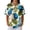 Blue, variant on Women's Golf Polo Shirts Collared V Neck Short Sleeve Plus Size Casual Henley Waffle Knit Button-Up Top
