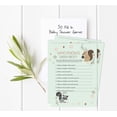 thumbnail image 2 of Inkdotpot 50-Pack Who Knows Daddy Best Baby Shower Game Cards-Fun Activity Cards-Animals Gender Neutral Boy Or Girl, 2 of 4
