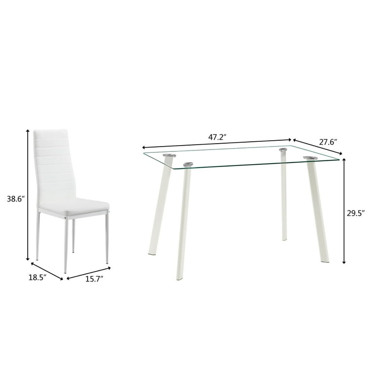 Walmart white table and chairs new arrivals