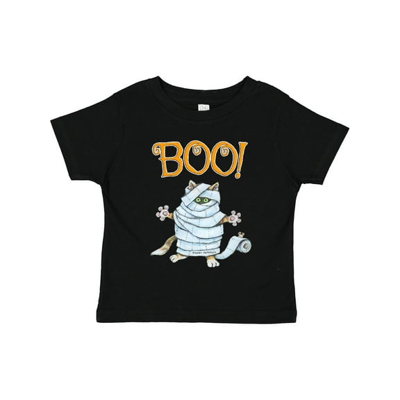 Inktastic Boo with Mummy Cat Boys or Girls Toddler T-Shirt