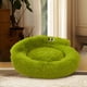 thumbnail image 5 of Cama de cuadros suave, suministros portátiles lavables para dormir para mascotas pequeñas y medianas, lugar de anidación cálido y acogedor con acolchado cómodo para gatos y gatitos, 5 of 6