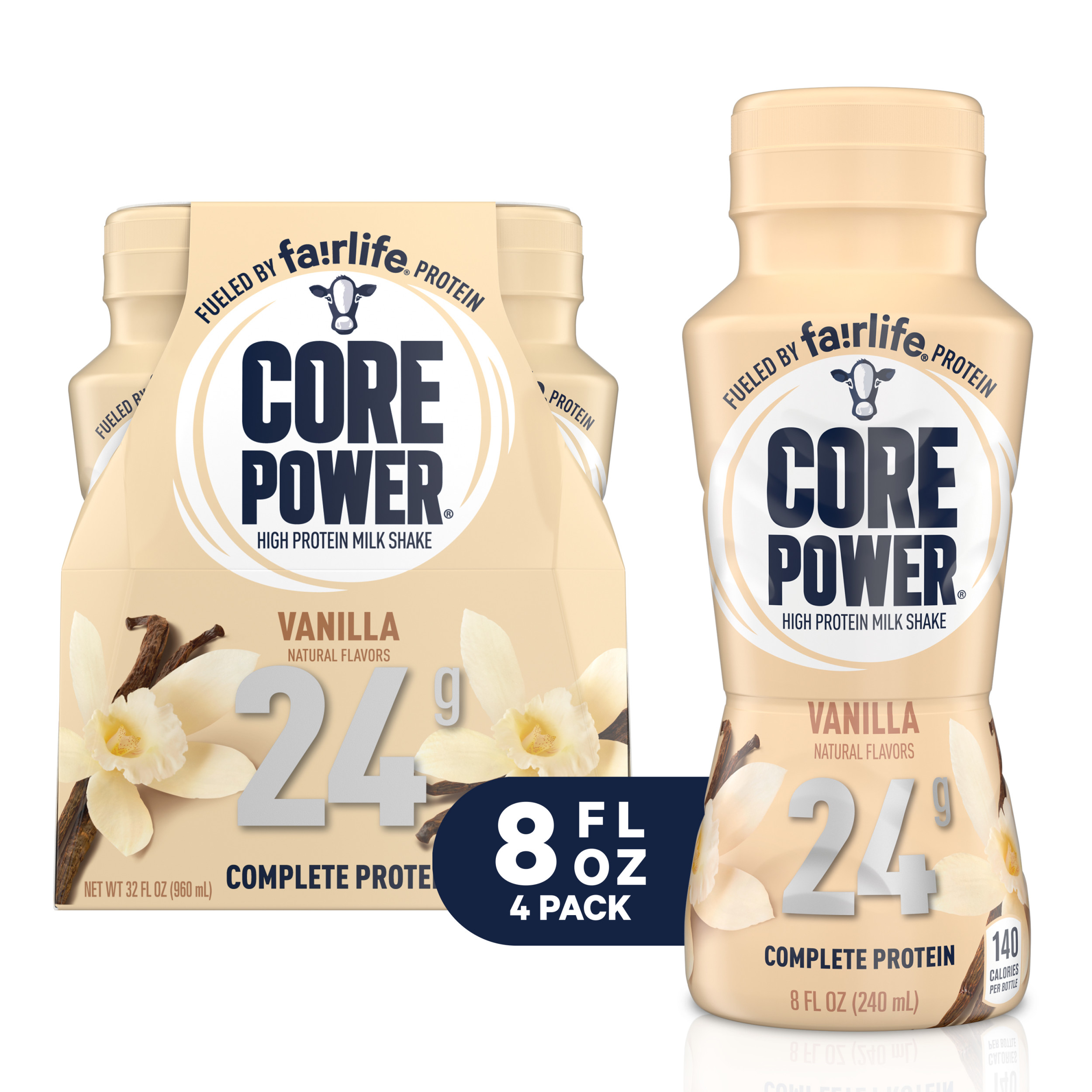 Core Power 8 Fl Oz 4 Pack 24g Vanilla Core Power Protein Drink By 