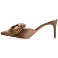 thumbnail image 3 of Journee Womens Tiarra Mules Mid Stiletto Pointed Toe Evening Pumps, Widths Available, 3 of 10