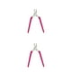 thumbnail image 4 of Seitruly Manicura Nail Cuticle Nipper Tijeras Dead Skin Remover Clippers Tool Mango de silicona Multifuncional Acero inoxidable Rose Rosa roja 2Conjunto, 4 of 6