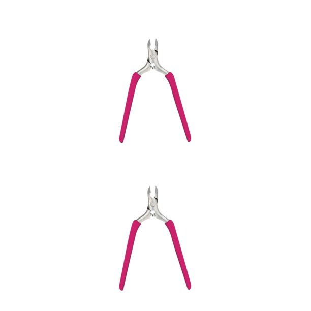 Seitruly Manicura Nail Cuticle Nipper Tijeras Dead Skin Remover Clippers Tool Mango de silicona Cuidado Alicates Pedicura Accesorios Type3 NO3
