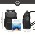 thumbnail image 2 of Men's Business Backpack Outdoor Travel Backpack Waterproof 16 Inch Laptop Bag, 2 of 5