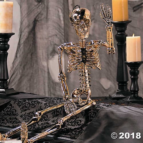 Gold Posable Skeleton 3 ft