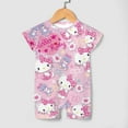 thumbnail image 4 of Hello Kitty Baby Boy Girl Romper Short Sleeve Cotton Bodysuit Outfits Jumpsuit Summer One Piece Clothes, 4 of 8