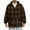 Coffee, variant on BXINGOHAI Mens Hoodies Plaid Shirt Long Sleeve Flannel Shirts for Men Casual 1/4 Zip Heavyweight Jackets with Pockets Black,3XL