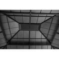 thumbnail image 6 of Sunjoy Bridgeport 13 ft. x 15 ft. Cedar Framed Gazebo with Steel Hardtop, Black, 6 of 13