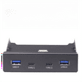 thumbnail image 5 of 3.5 Inch Front Panel Floppy Bay Convert Unused Space to 2 USB-C & 2 USB 3.0 Ports, Plug and Play, 5 of 7
