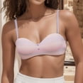 thumbnail image 2 of Cathalem Convertible Bras for Women 18 Hour Side & Back Smoothing Wireless Bra,Beige 90, 2 of 4