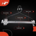 thumbnail image 6 of A-Premium Manual Window Regulator Compatible with Jeep TJ Wrangler 1997-2006 Front Driver Side, 6 of 9