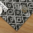 thumbnail image 3 of Geetinfly 9*12FT Area Rugs 9in*12in Large Area Rug Washable Moroccan Rug Low Pile Non-Slip Non-Shedding Floor Cover Geometric Print Carpet Foldable Rug for Bedroom Gray grey, 3 of 7
