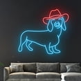 thumbnail image 5 of Handmadetneonsign Dachshund Cowboy Led Sign, Dachshund Cowboy Neon Sign, Wall Decor, Dachshund Dog, 5 of 5