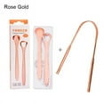 thumbnail image 2 of 2Pcs/Set Tongue Scraper Cleaner Stainless Steel Bad Breath Clean Hygeian Oral Care Tool, 2 of 2
