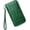 A5-Green, variant on Womens Wallets Large Capacity RFID Blocking Wallet for Women Zip Clutch Card Holder with Wristlet