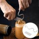 thumbnail image 2 of Peanut Butter Stirrer Scraper Set Stainless Steel Peanut Butter Mixer Nut Butter Churner Stirrer Stirring Tool for Jam Butter Sauces, 2 of 5
