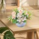 thumbnail image 5 of Bouquet Artificial Flowers Plastic Arrangement, Fake Flowers Simulation Home Decor, Dining Table Centerpiece Living Room, TV Stand Bouquet Potted Plants, Large Plastic Flower Pot, Durable, 5 of 7