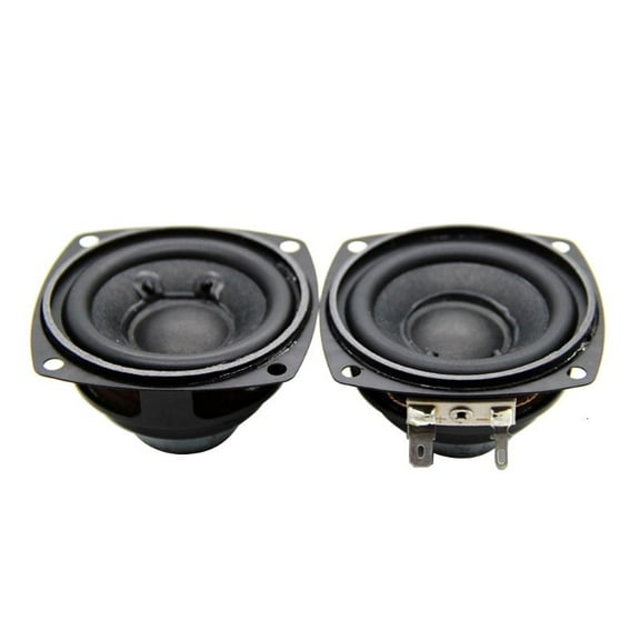 PatungKu 1 Pair Audio Portable Speakers Full Range Speaker 4Ohm 10W DIY Stereo HiFi Horn