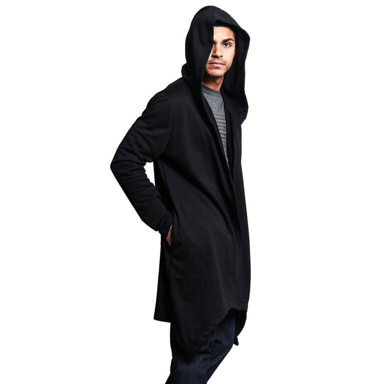 Victorious Long Length Drape Cape Cardigan Hoodie - Multiple