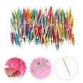 thumbnail image 3 of 100pcs Delicate Party Fruit Picks Cocktail Umbrella Picks Simple Food Decorations, 3 of 4