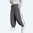 thumbnail image 2 of zbxnLI Kid's Cotton Sweatpants Elastic Waist Sports Joggers Pants Fashion Loose Casual Sweat Pants with Pockets, 2 of 5