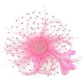 thumbnail image 5 of Fascinators Hat Flower Mesh Ribbons Feathers on a Headband and a Clip Tea Party Headwear for Girls and Women, 5 of 7