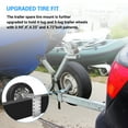 thumbnail image 5 of Stainless Steel Spare Tire Carrier, Upgrade Spare Tire Mount Trailer Carrier Bracket, Fits 4 & 5 & 6 Lugs Trailer Wheels, 5 of 5