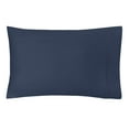 thumbnail image 5 of Hotel Style 4-Piece 300 Thread Count Washed Indigo Pima Cotton Bed Sheet Set, Queen , Double marrow Hem , Adult/Teen, 5 of 6