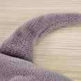 thumbnail image 2 of Casa acogedora para gatos en invierno, bolsa de dormir semicerrada, diseño cálido, tamaño grande, color gris, material suave de terciopelo y algodón PP, ideal para un sueño profundo., 2 of 7