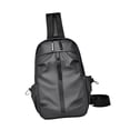 thumbnail image 3 of Bolso de pecho para hombre, elegante mochila de senderismo para escalar, en bicicleta, ir de compras al aire libre Gris, 3 of 8