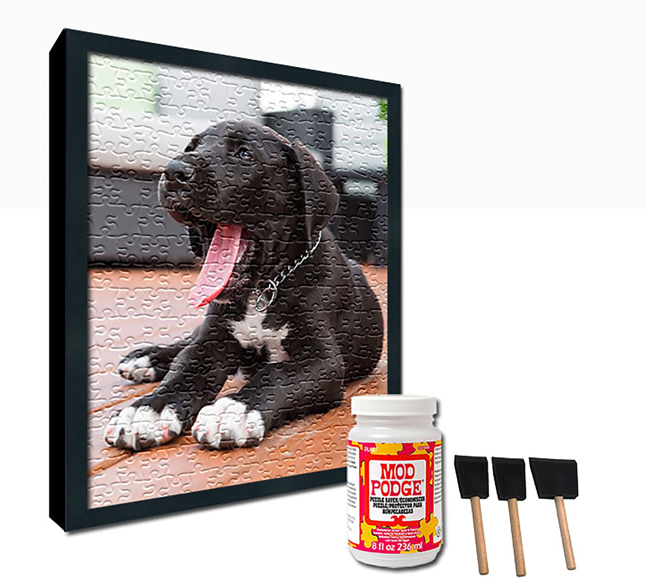 Mod Podge Jigsaw Puzzle Frame Kit For Puzzles Measuring 19.75x27.5