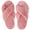 Pink Frosting, variant on Bergman Kelly Fuzzy House Slippers for Women, Anti-Slip & Open Toe Scuff Style Home Shoes, Clouds Collection