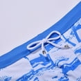 thumbnail image 5 of kpoplk Men Swimwear Swimsuits Swim Boxer Briefs Bikini Board Shorts Long Trunks Sky Blue,L, 5 of 7
