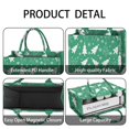 thumbnail image 4 of Large Capacity Tote Bag,Green Christmas Tree Pattern Handbag Fashion Luxury Tote Bag,15.7"x13"x 5.1" Inches,Laptop Compatible, 4 of 6
